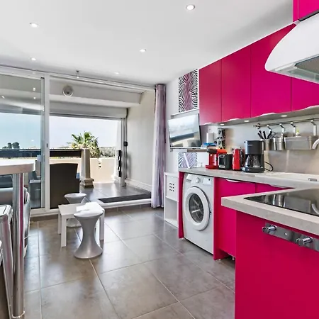 公寓 Emplacement N°1 Port Nature 4, Coursive Vue Mer, 2eme Etage, Village Naturiste 阿格德